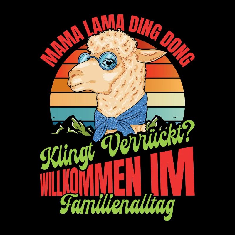 Werdende Mutter MAMA LAMA DING DONG Lustiges