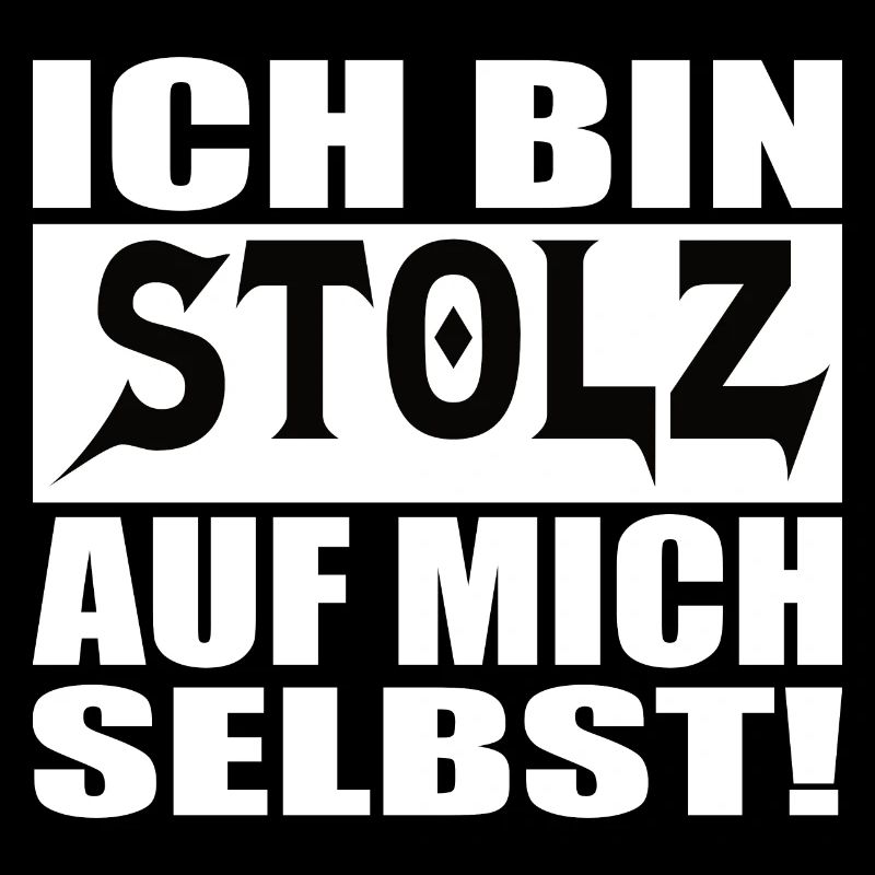 ich bin stolz auf mich selbst