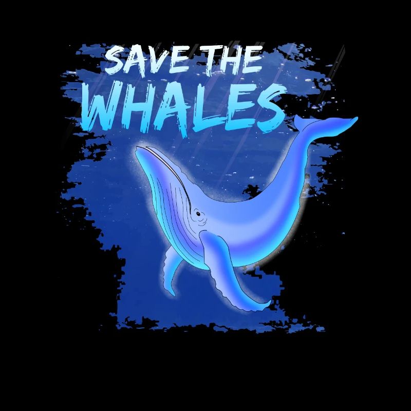 Red de walvis walvis blauwe walvis