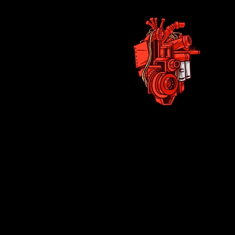 Mechanic Motor Heart Mechatronics Gift