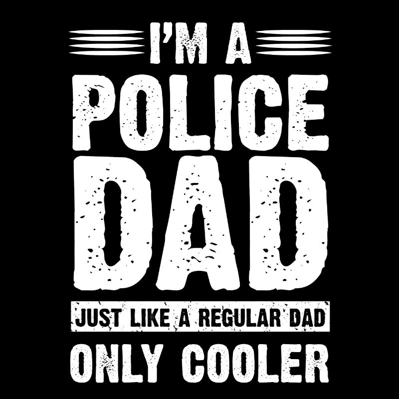 Cooler Polizei Papa Geschenk