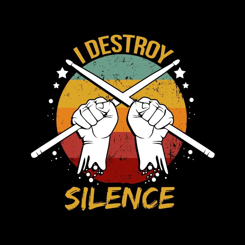 Drummer I Destroy Silence Schlagzeuger