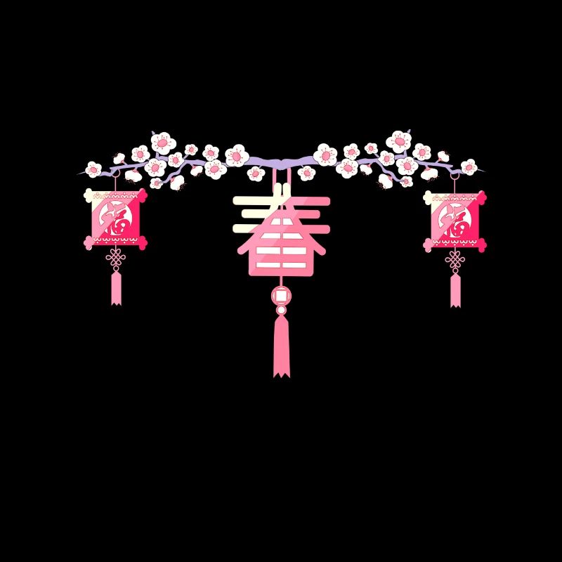 Japon Fleur lanterne Fleurs Fleurs de fleurs de cerises te