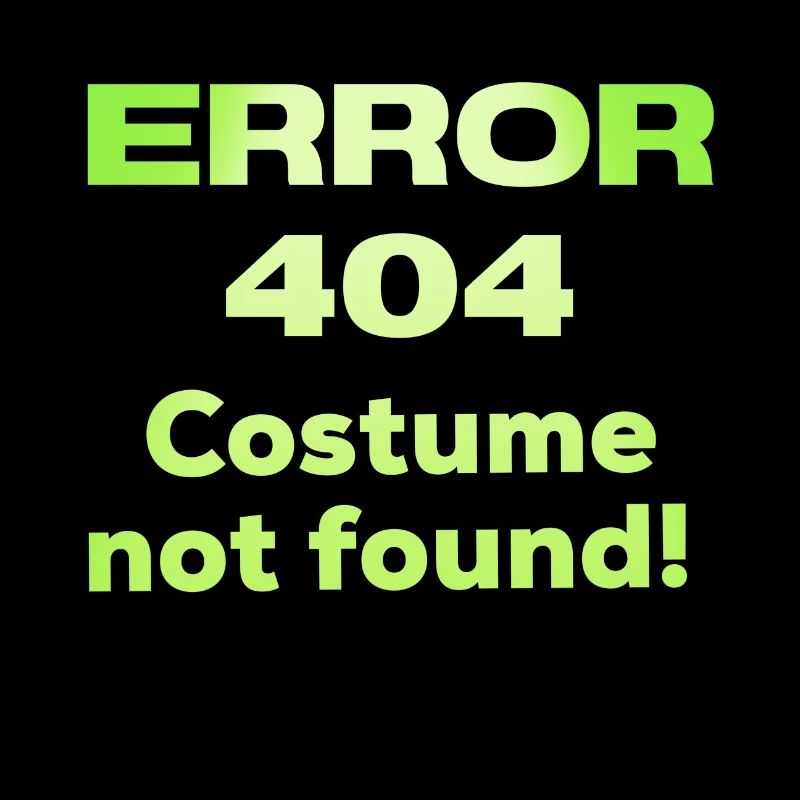 Error 404 Halloween costume saying programmer