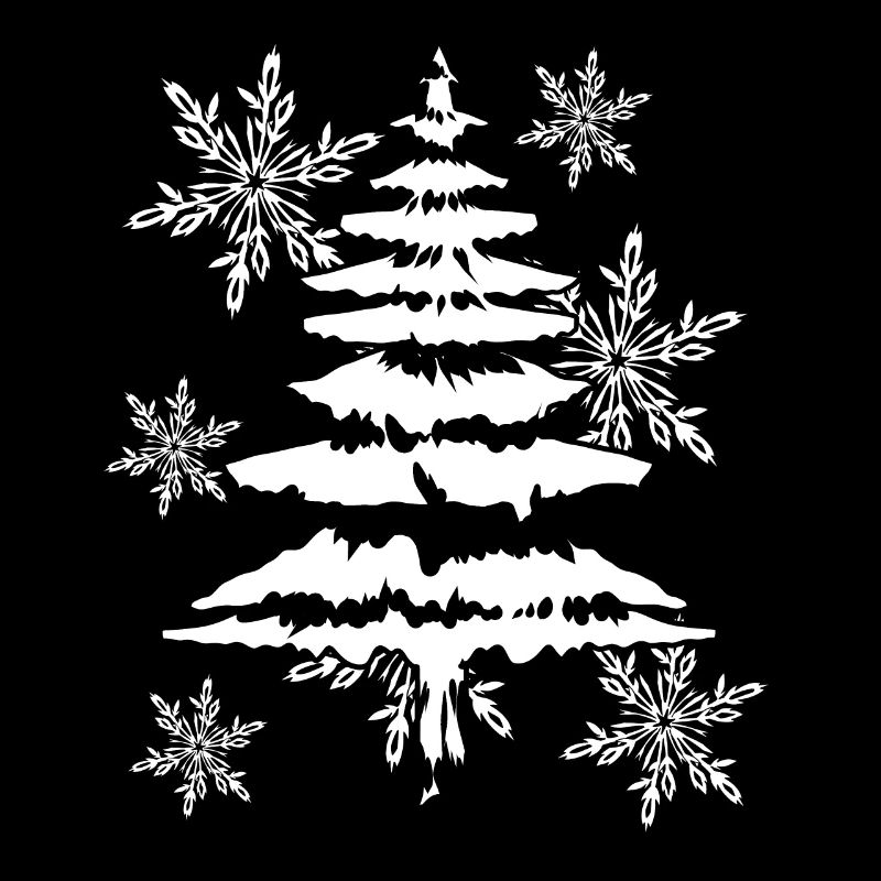 Forêt de sapin de Noël forêt de Noël