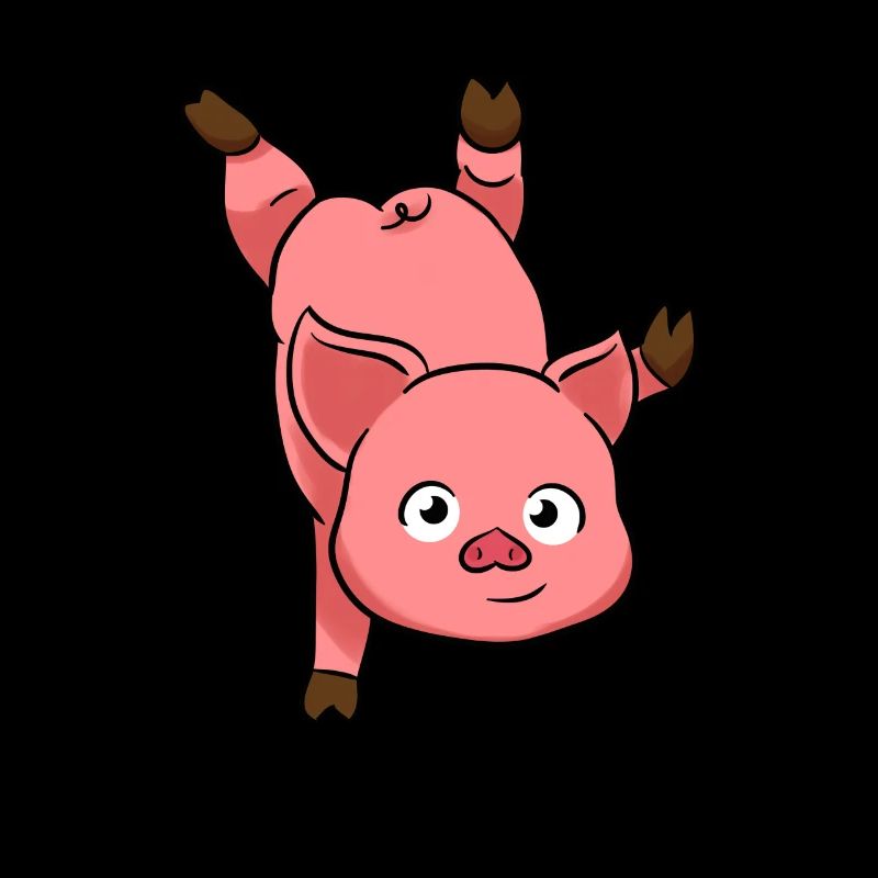 Pig handstand
