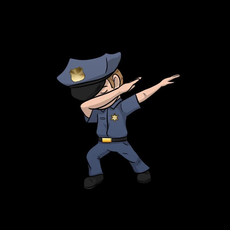 Dabbing Polizist Dab Polizei