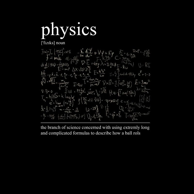 Funny design for physicists