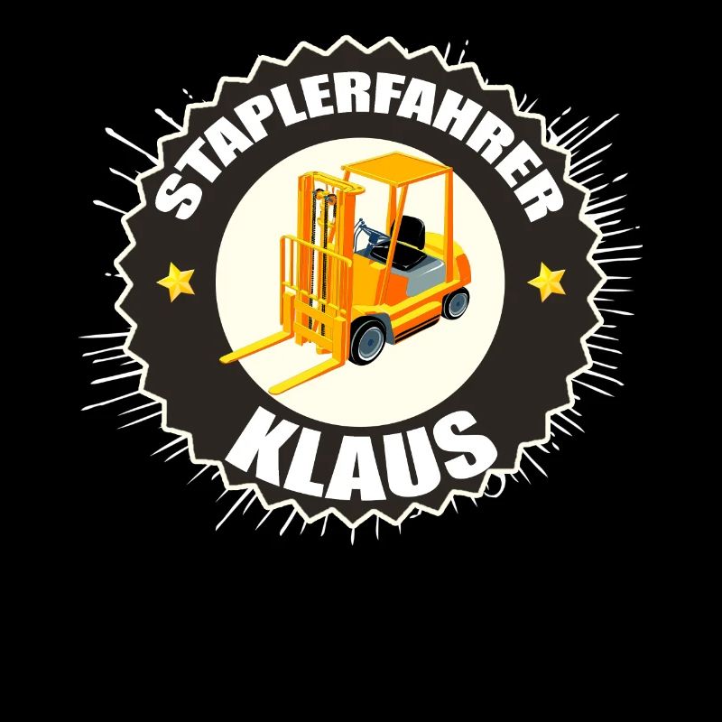 Staplerfahrer Klaus Gabelstapler Beruf Arbeit