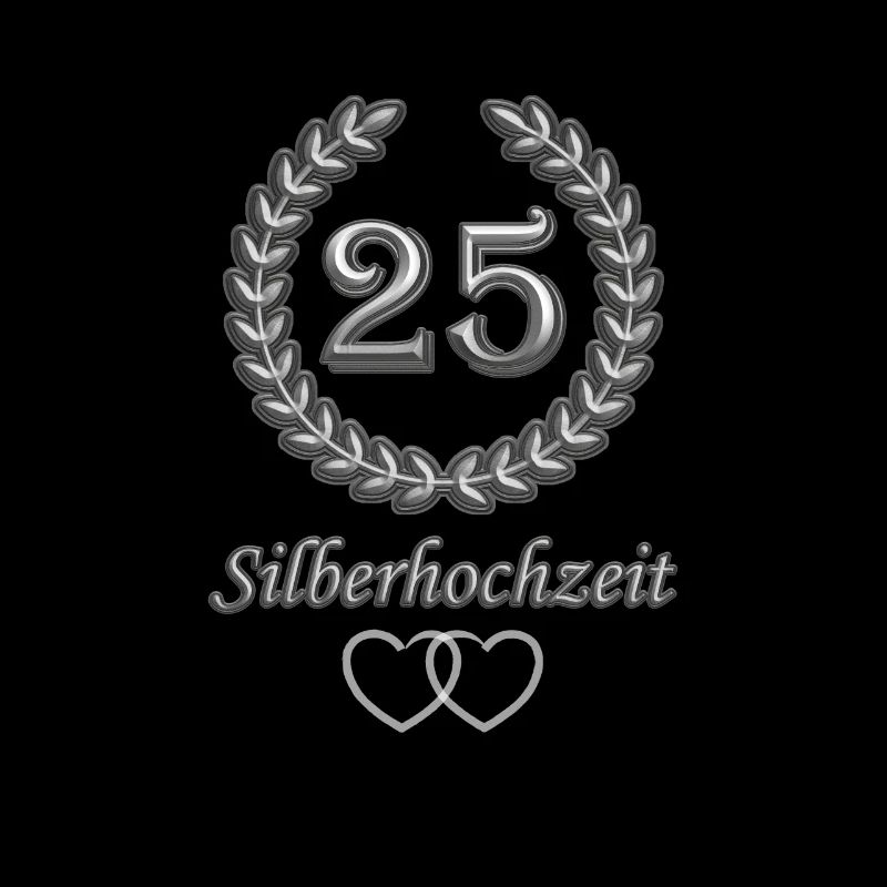 25. Hochzeitstag Silberhochzeit Geschenk
