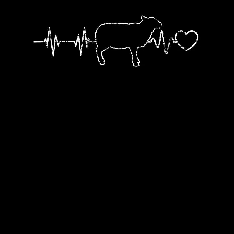 Sheep heartbeat shepherd pulse farmer gift