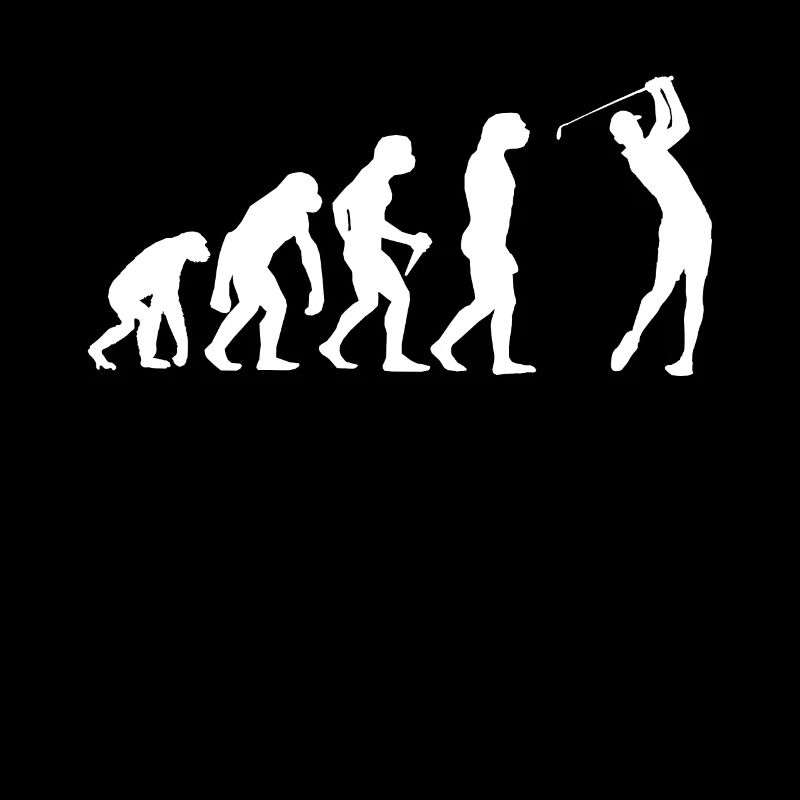 Golf Golfspieler Golfer Evolution Golfspielen