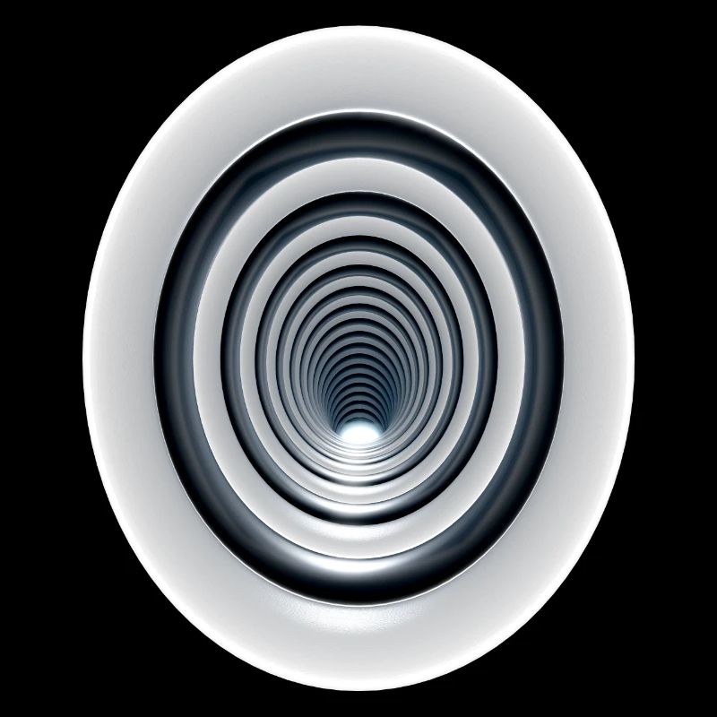 Effet vortex 3D avec tourbillon / effet tourbillon 3D