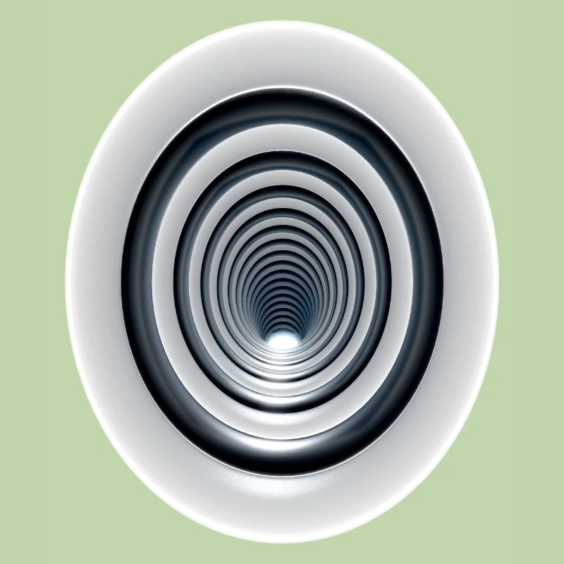 3D vortex effect with swirl / 3D effect swirl