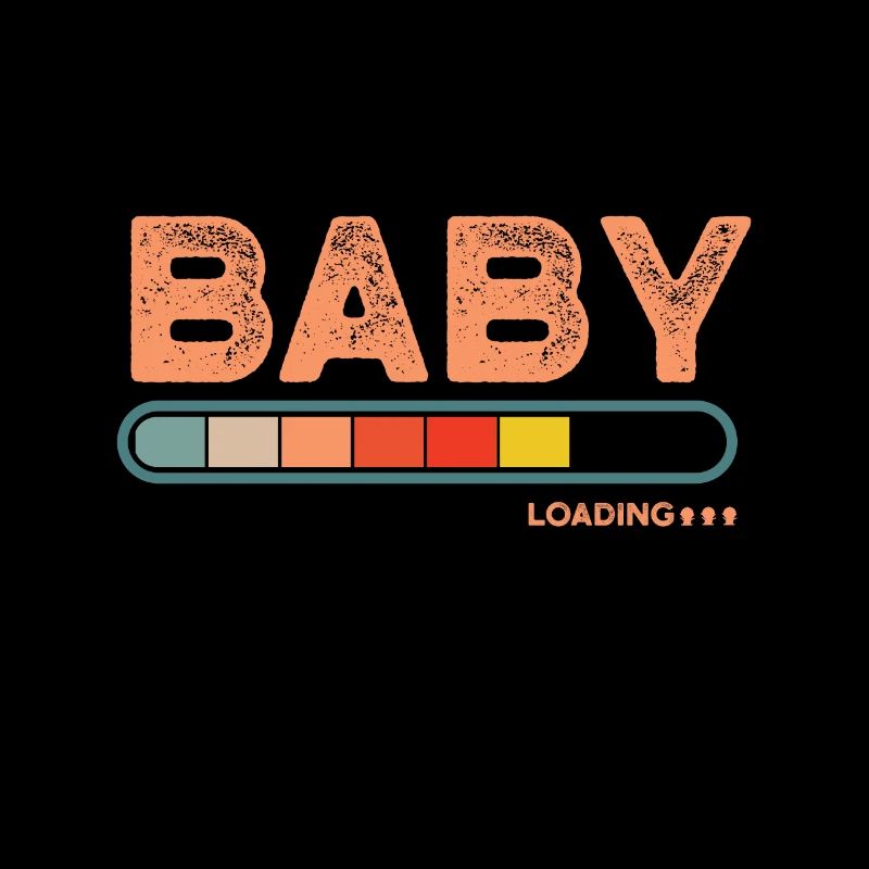 Baby loading, schwangere Mutter, Mutter werden