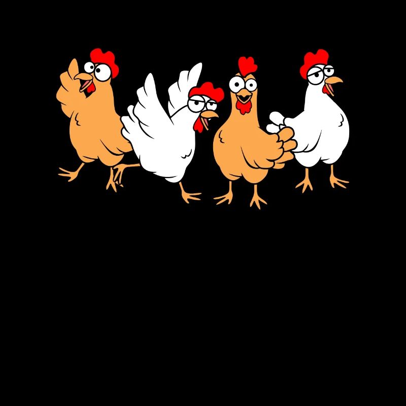 Funny chickens