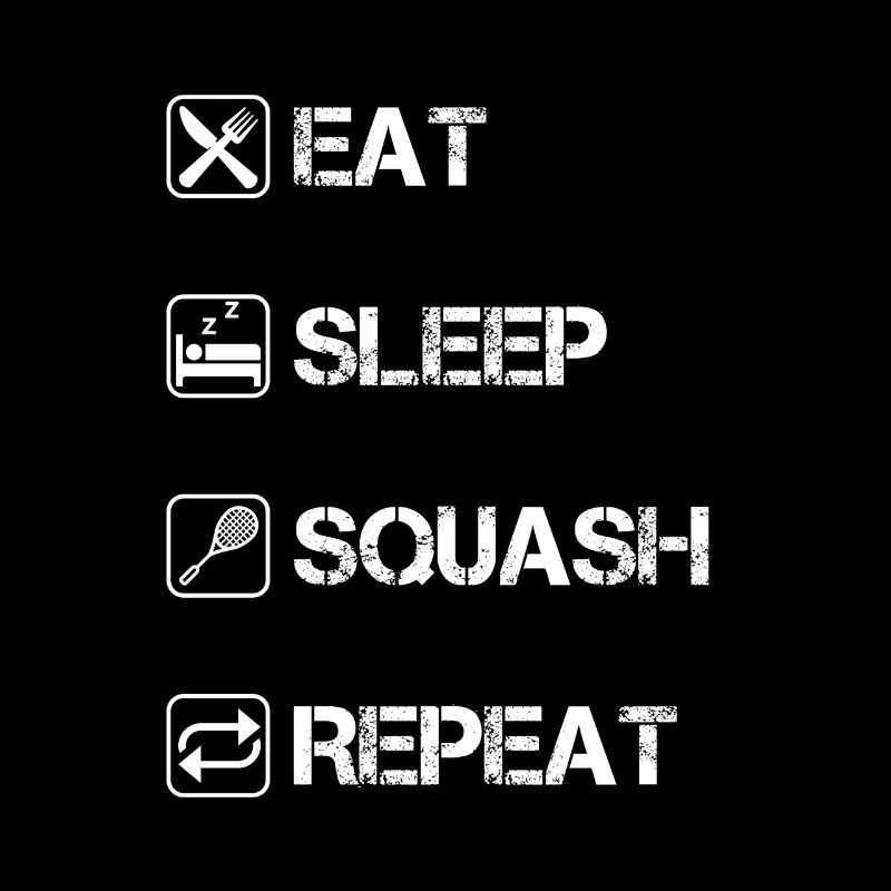 Squash Squashspieler Squashschläger