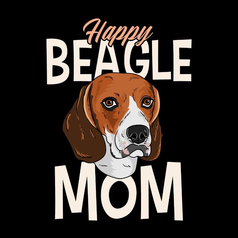 Happy Beagle Mom