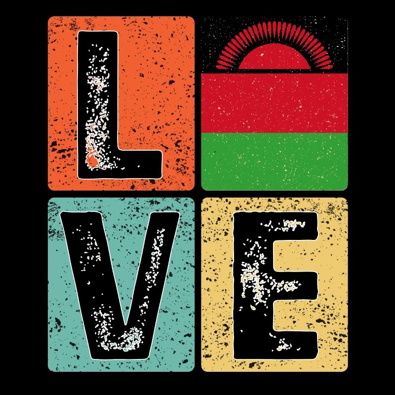 I Love Malawi Malawi Drapeau Malawi
