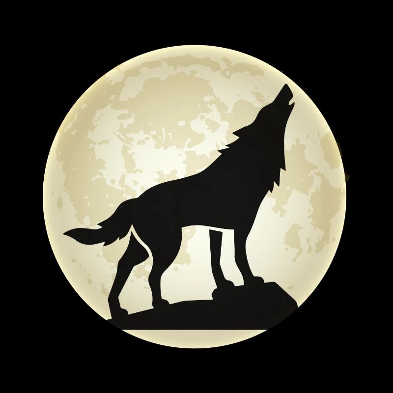 Wolf Moon Wolf Howl Wolves Dogs Pack