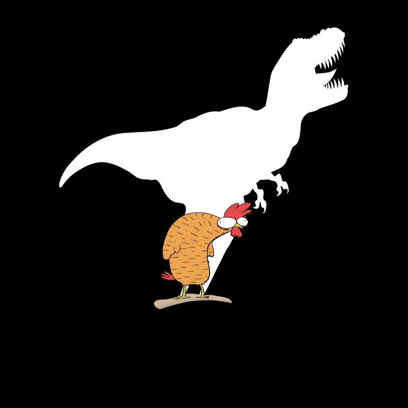 Crazy Chicken Chicken Dinosaur Shadow