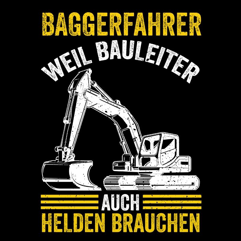 Baggerfahrer Bauleiter Bagger