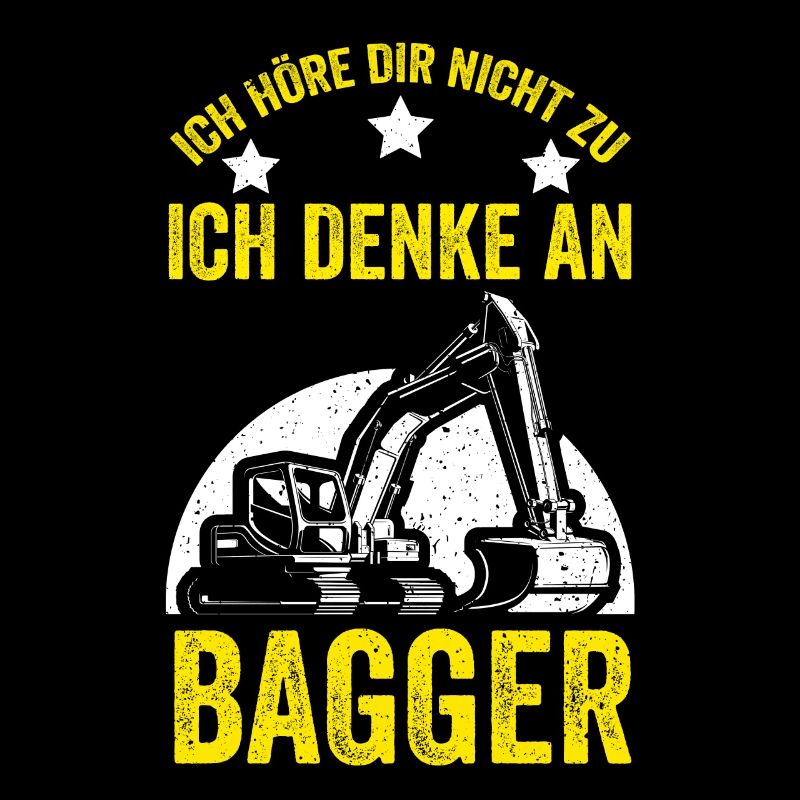 Baggern Baggerfahrer Bagger
