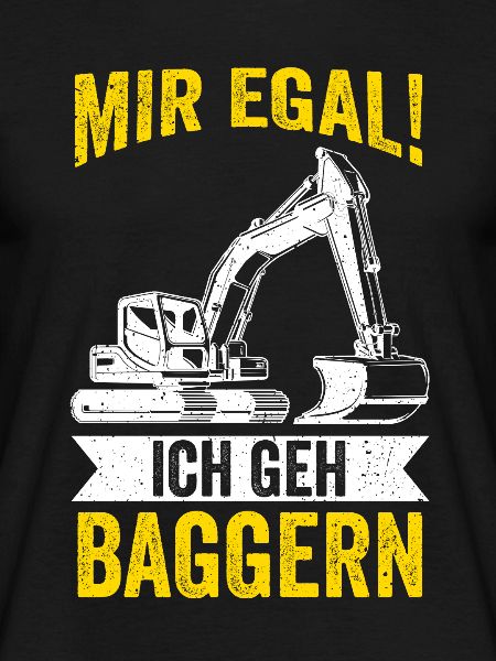 Baggern Baggerfahrer Tiefbauer Bagger