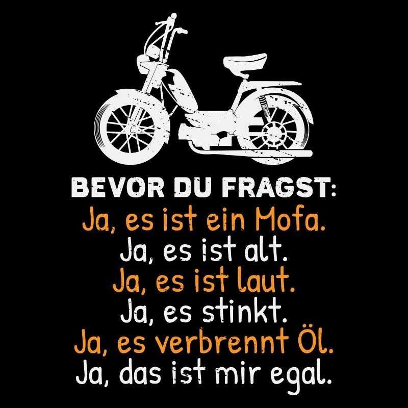 Mofa Geschenk Mofafahrer Sprüche
