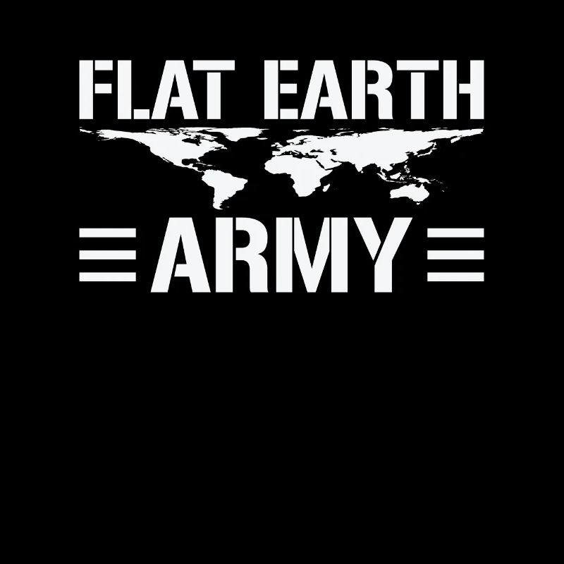 Flache Erde – Armee-Statement