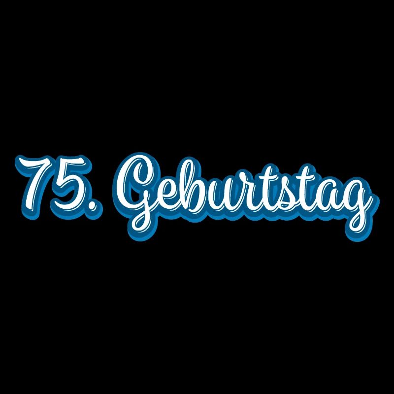 75. Geburtstag Geburtstagsgeschenk Geschenkidee