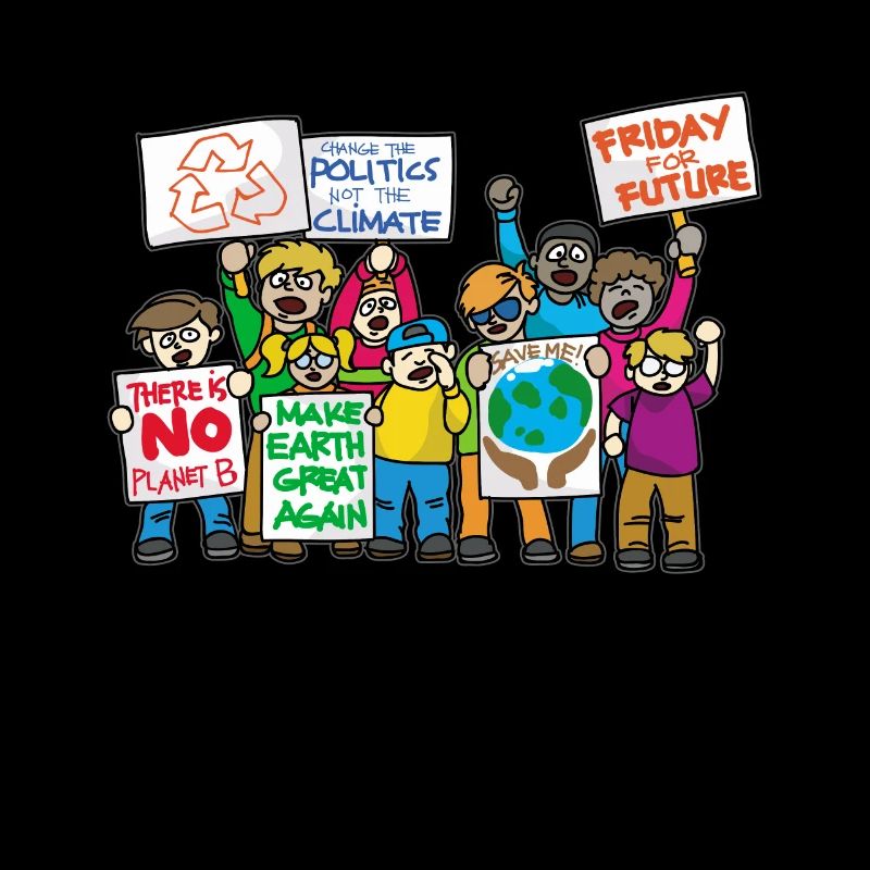 FRIDAY FOR FUTURE Environmental Protection Climate Protection
