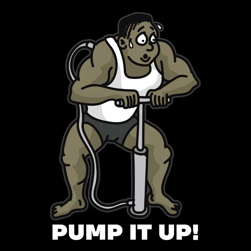 PUMP IT UP Luftpumpe Bodybuilder Anabolika