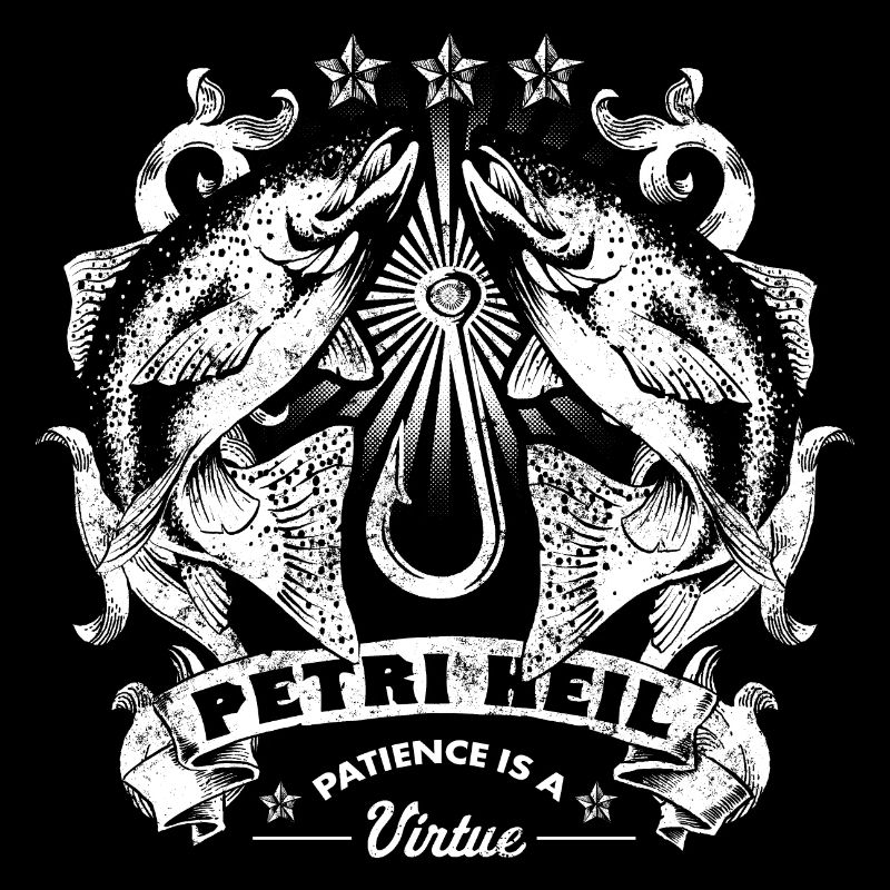 Petri Heil pêcheur pêcheur design