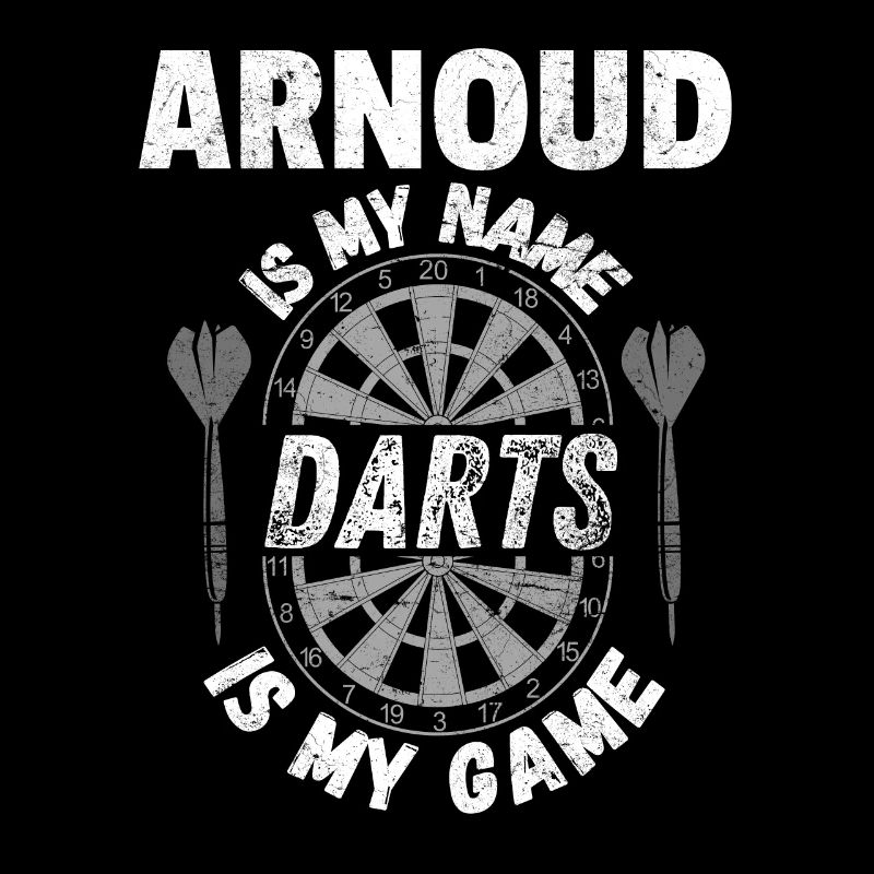 Robustes Dart-Design, Vintage, abgenutzter Look