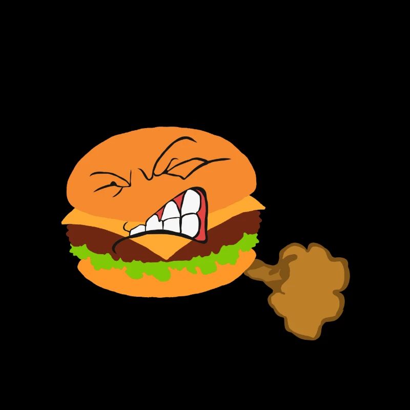 Burger fast food péter pets flatulence cadeau