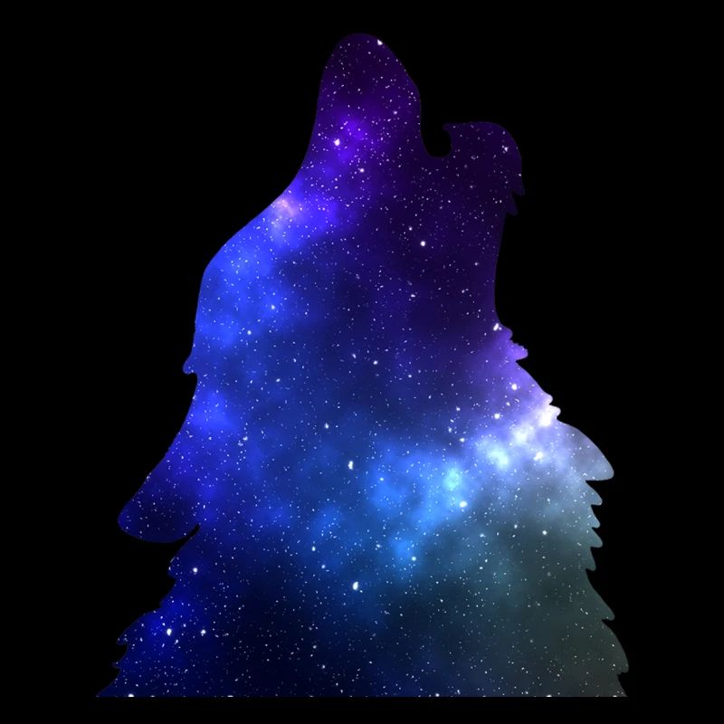 Galaxie Wolf blau