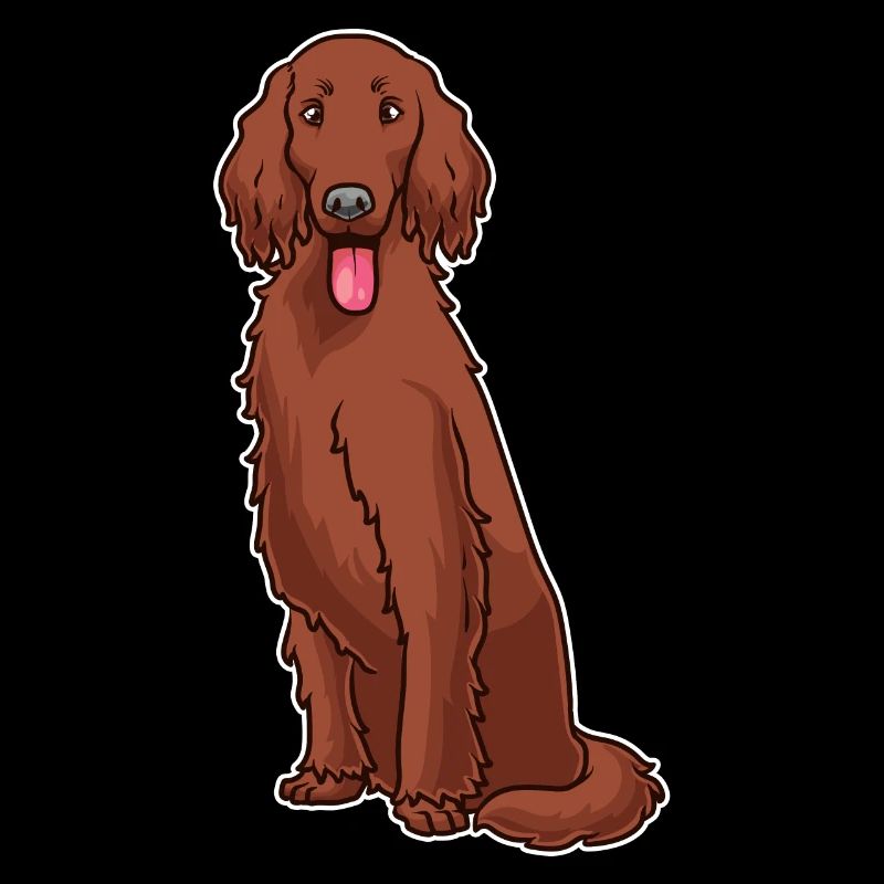 Irish Red Setter Dog Gift