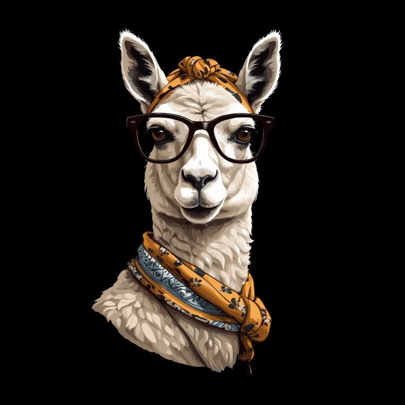 Conception drôle d’alpaga lama pour maman