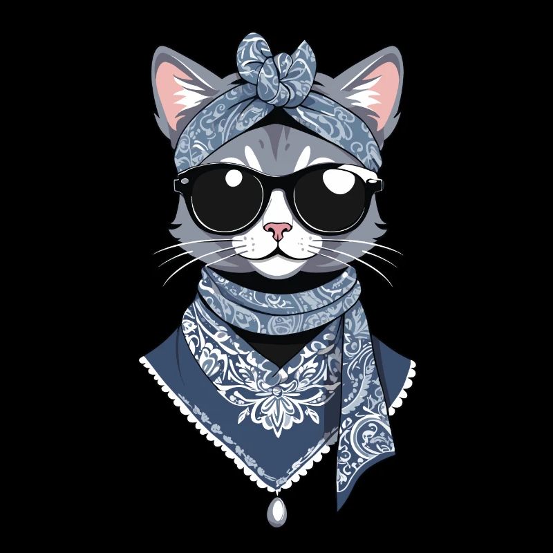 Mignon Chat Maman Cat Amant Maman Style