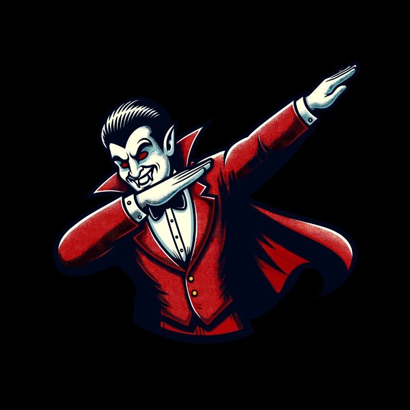 Dabbing vampire Drôle Dabbing Design