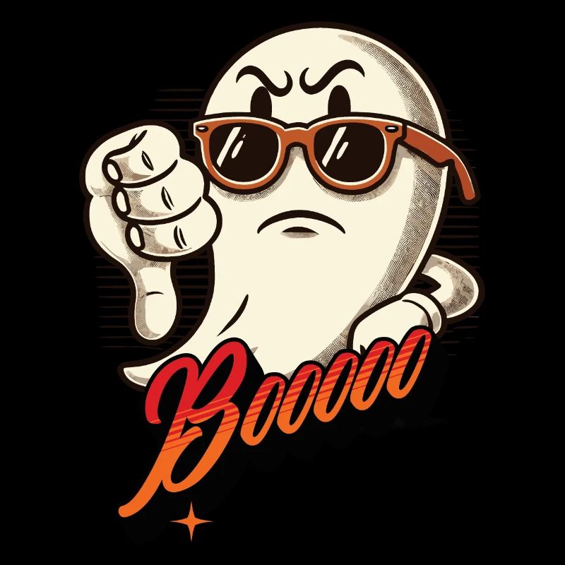 Booing Ghost Drôle Ghost Design
