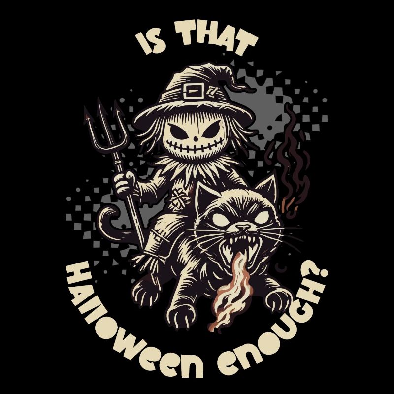 Halloween Mood Pure Creepy Evil Witch With