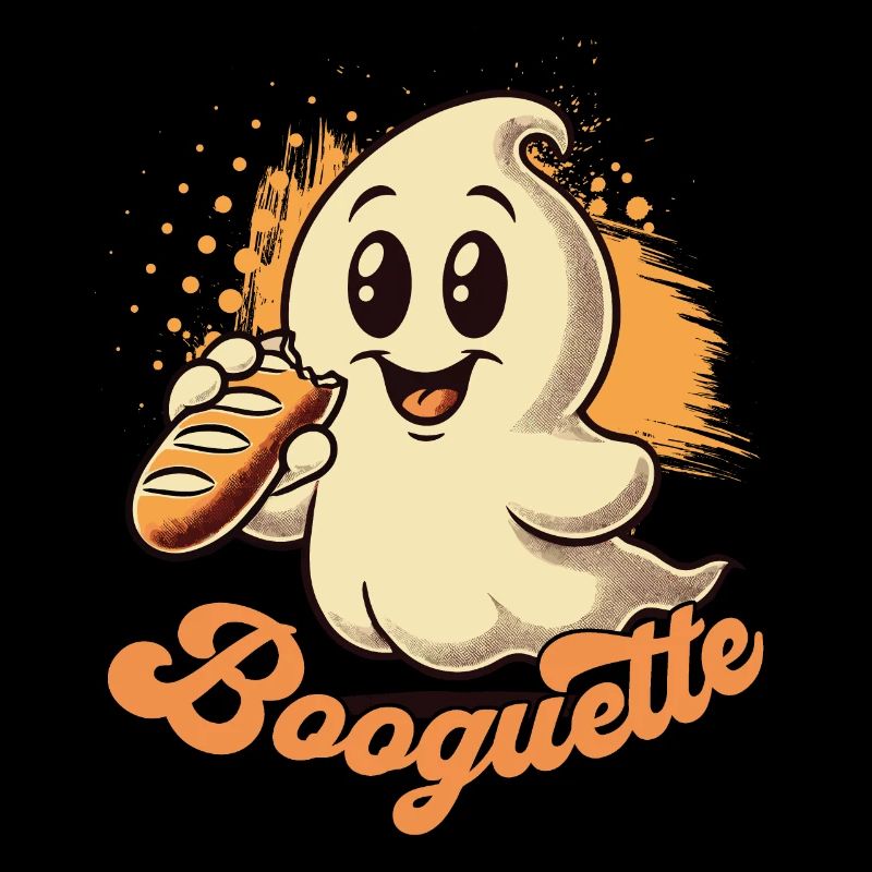 Ghost Baguette Lover Booguette