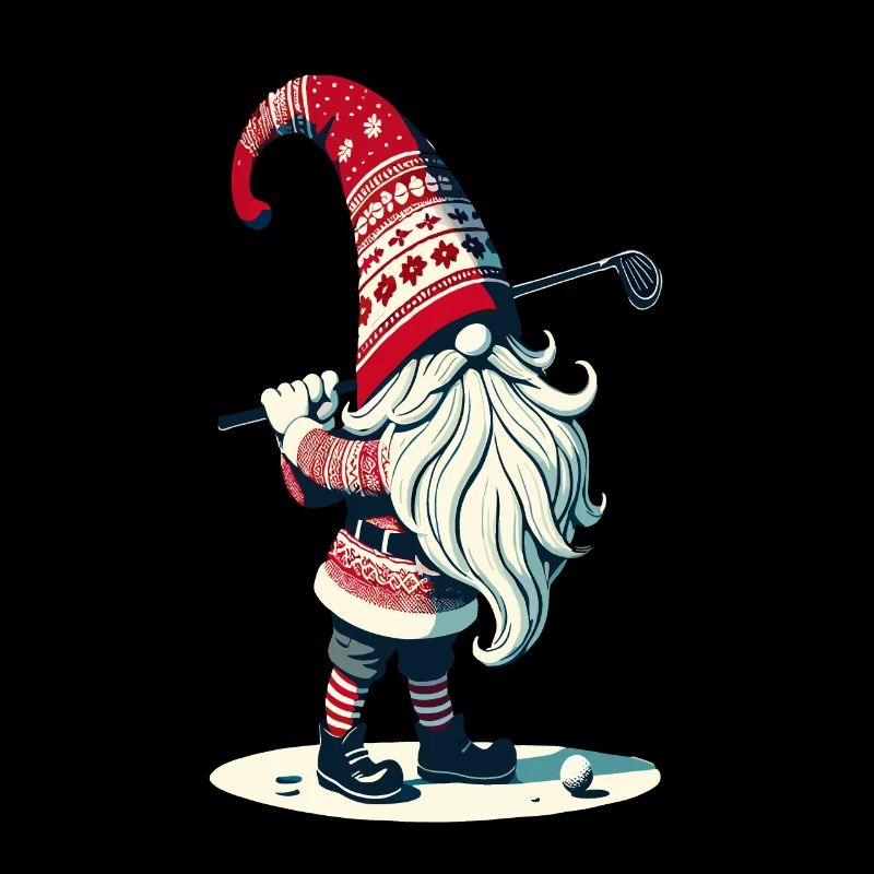 Golfer Gnome for Golf Lovers