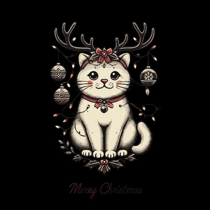 Joyeux Noël Amis Chats