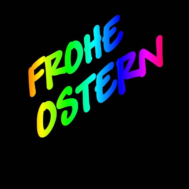 Frohe ostern bunt