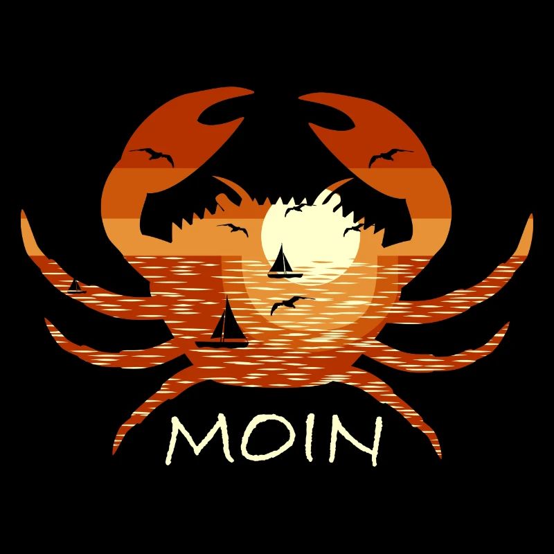 Moin Norddeutsch Krabbe