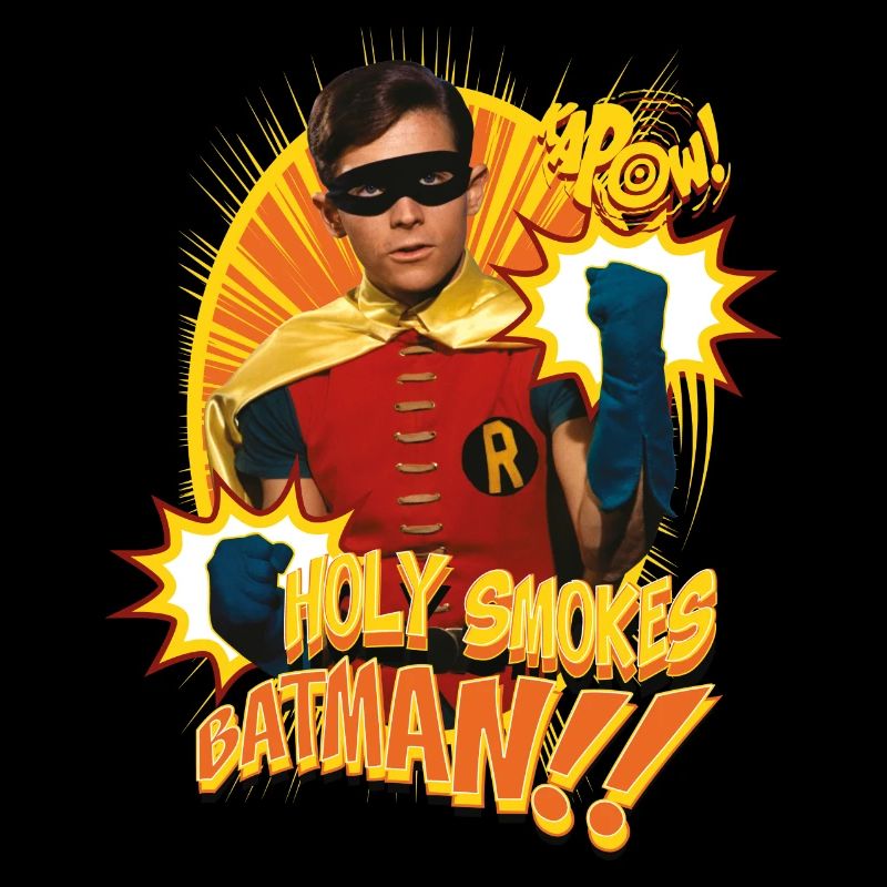 DC Comics Batman Robin Holy Smokes Spruch