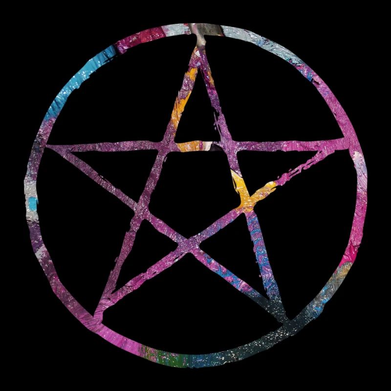 Peinture pentagramme